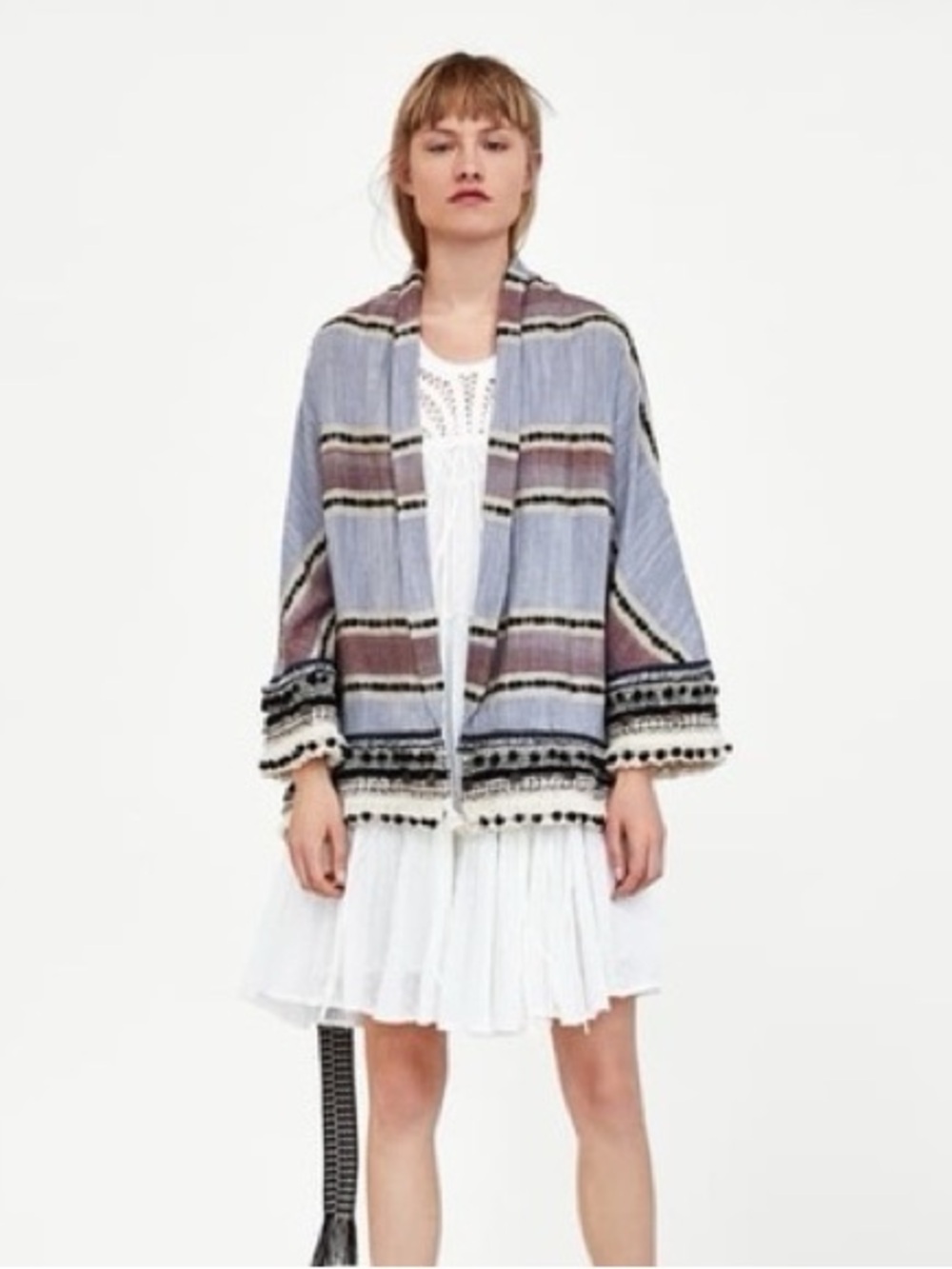 Zara Woman-Kimono Style Cardigan